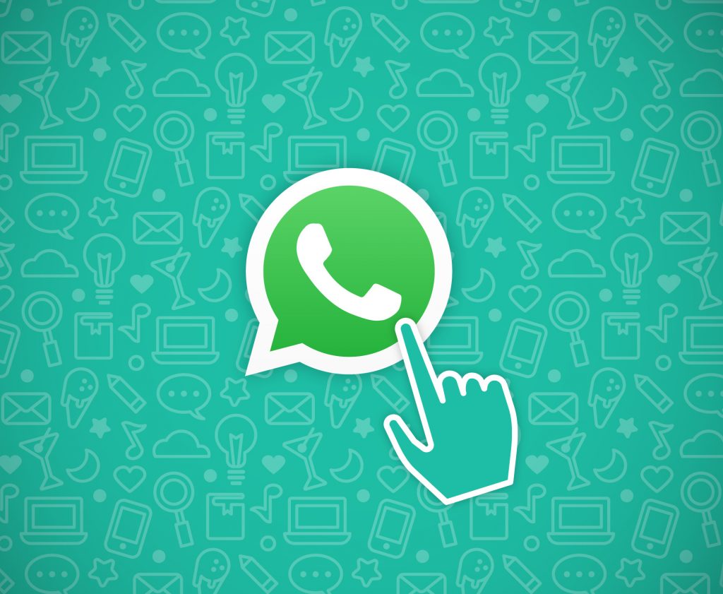 WhatsApp Icon With Hand