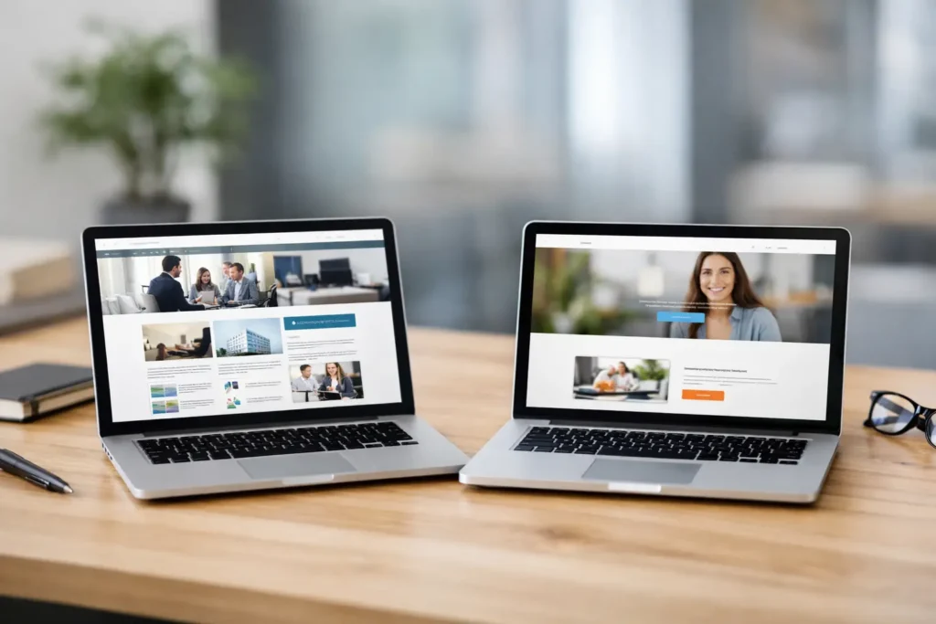 Corporate Website vs Landing Page