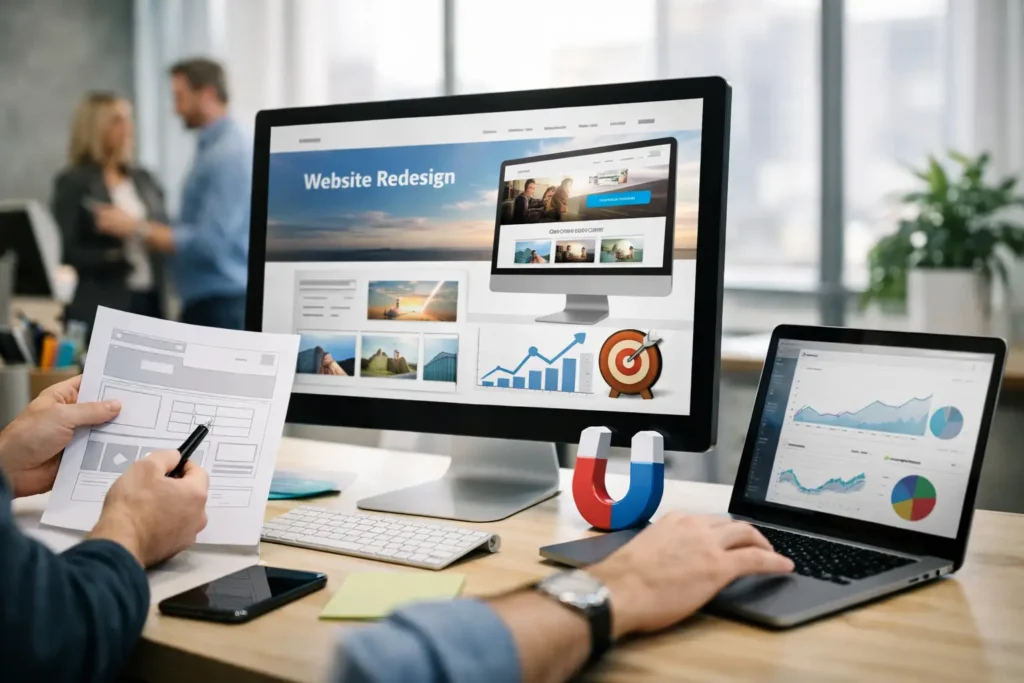 Website Redesign Lead Generation