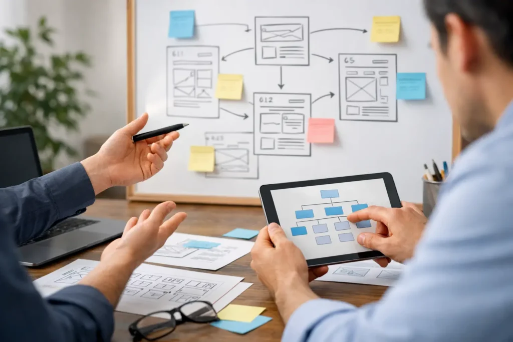 Plan Corporate Website Structure