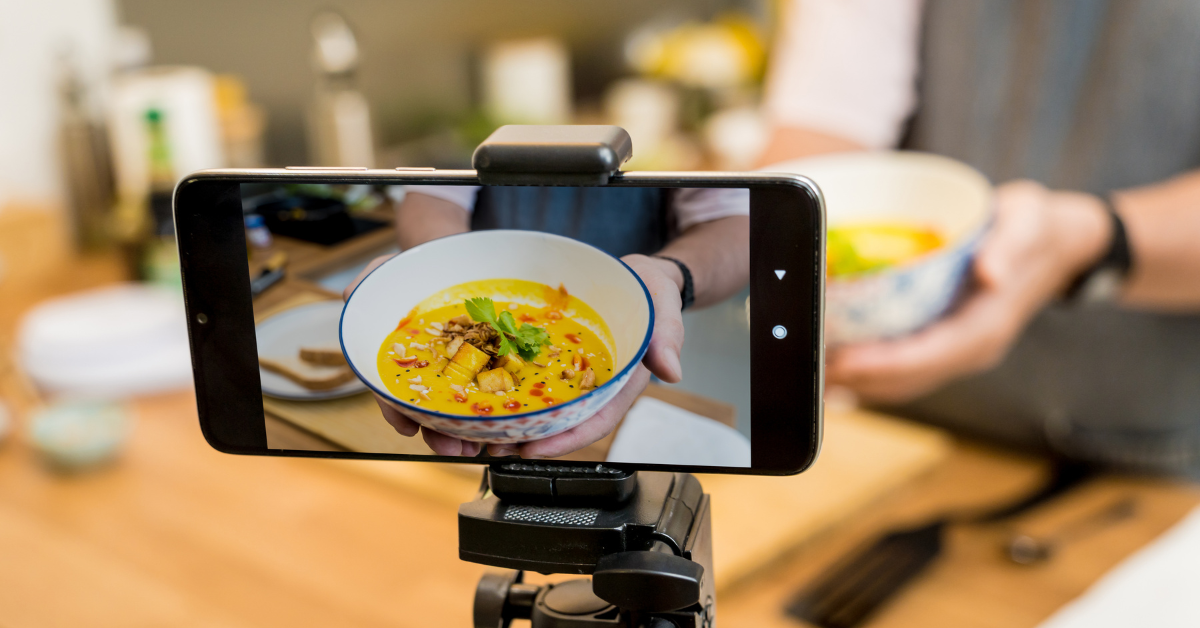 TikTok FYP food content creation.